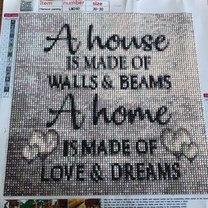 Completed 30x30 diamond painting